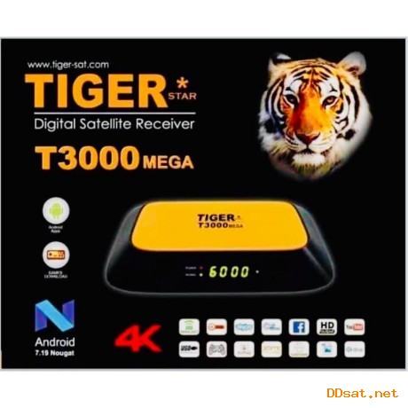 تحديث رسيفر TIGER T3000 Mega بتاريخ 1-10-2020 رقم الإصدار V3.8.7